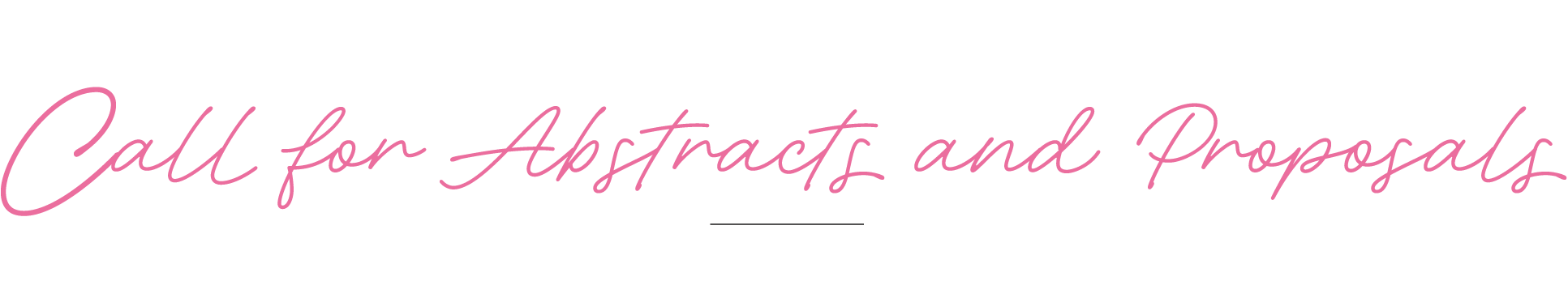 Welcome message